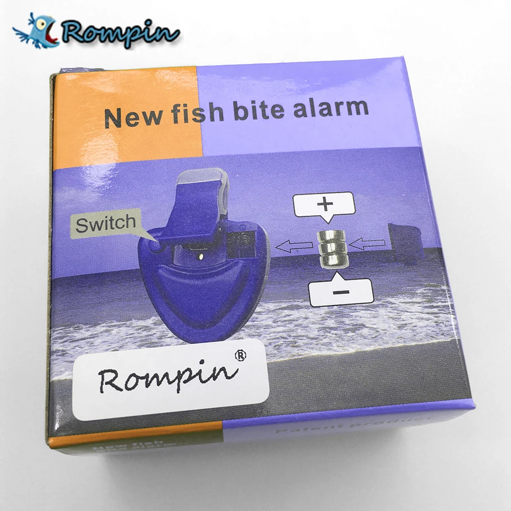 Электронная сигнализация для рыбы Rompin звуковой сигнал светодиодный зажим бега