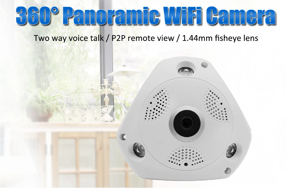 Yoosee 360 градусов панорамная камера HD 960 P 3MP ip-камера Wi-Fi двухстороннее аудио внутреннее ночное видение VR камера безопасности Беспроводная