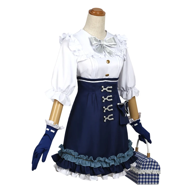 

Anime game Identity V Cosplay Emma Woods Cos Halloween Party Cos Student Campus Costume Full set 7in1