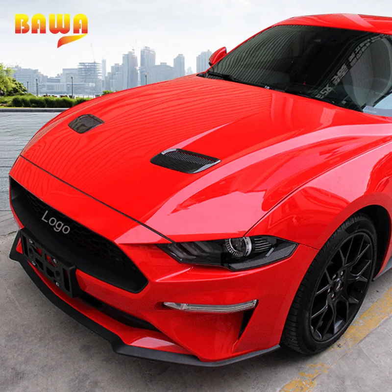 Автомобильная наклейка BAWA s для Ford Mustang 2018 + ABS Крышка вентиляционного отверстия