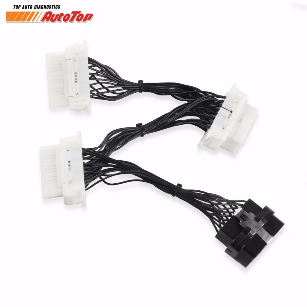 2021 OBD OBD2 16Pin кабель II 16 контактный Y сплиттер расширение разъем адаптера от 1 до 3