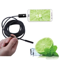 pripaso 8mm 2 in 1 android usb endoscope waterproof 6 leds inspection camera borescopes 2 in 1 otg micro usb inspection camera