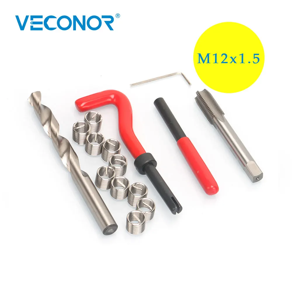 Набор инструментов для ремонта ниток M12x1.5mm проволока из нержавеющей стали