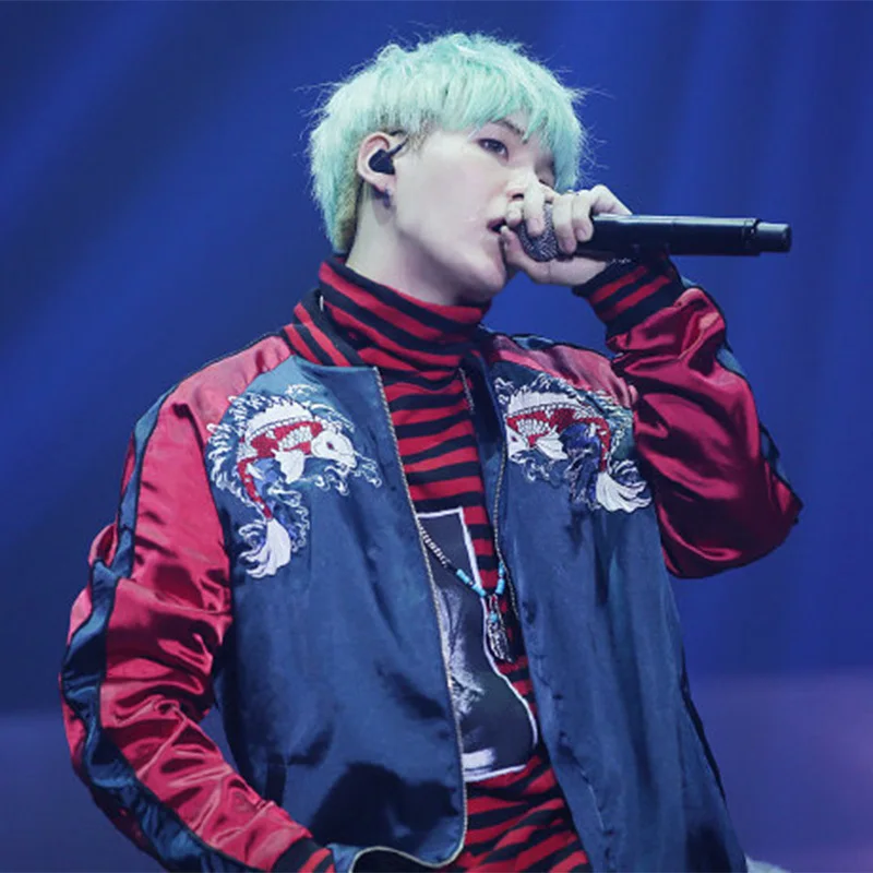 Kpop Bangtan Boys JIMIN SUGA BIGBANG GD G Dragon тот же пуловер толстовка унисекс красный свитер