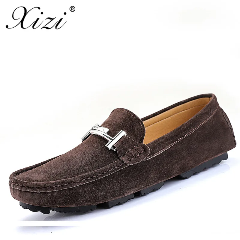 XIZI/мужские кроссовки кожаная обувь мужские роскошные модные Лоферы ручной