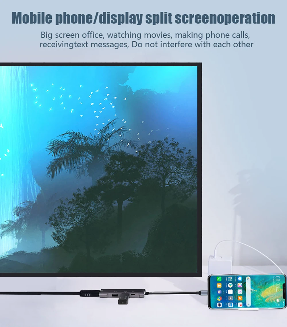 Vmade 4 в 1 usb-хаб USB C концентратор адаптер к HDMI PD порт конвертер для MacBook Pro type C концентратор для huawei P20 mate 20 Pro 3,1 концентратор