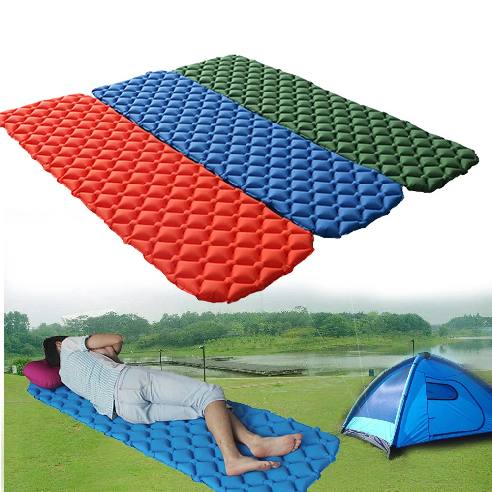 

Ultralight Camping Picnic Inflatable Air Mattress Bed RELAX AIRBED MATTRESS Sleeping Pad Tent Moistureproof Pad Waterproof