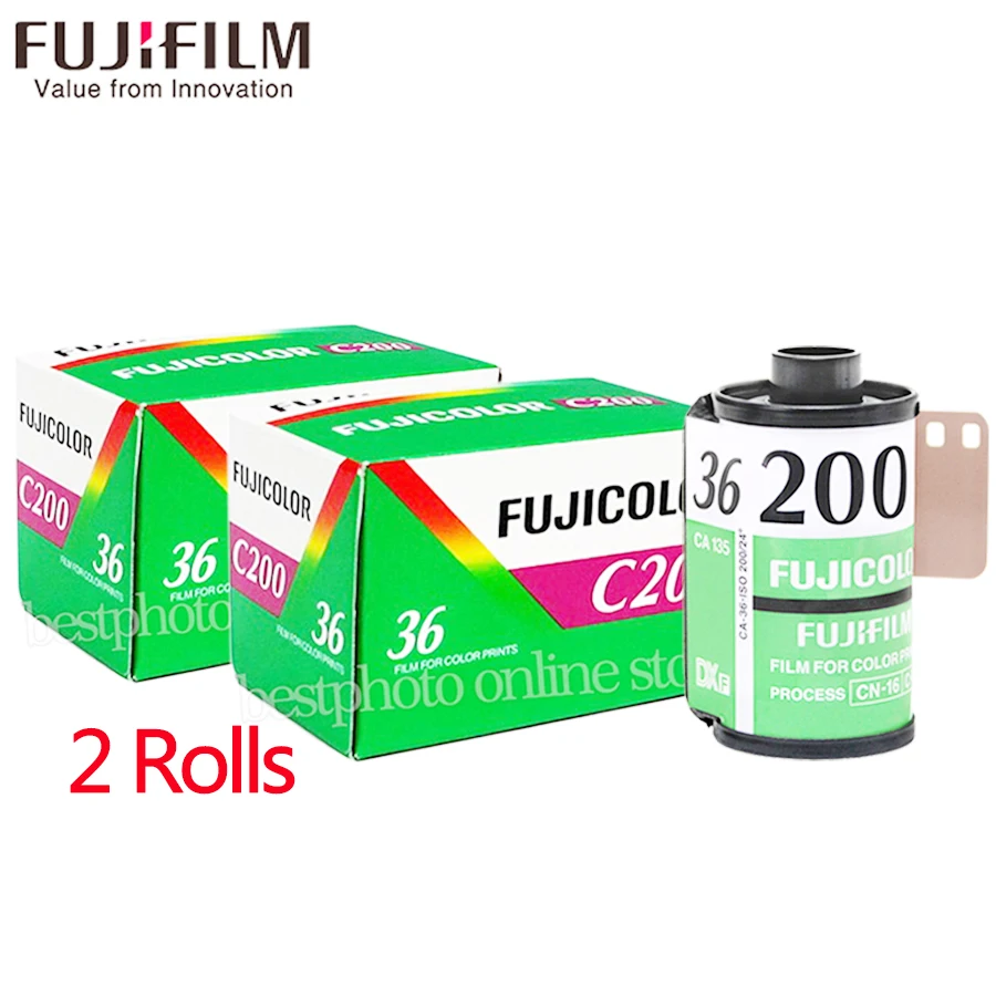 2 рулона/лот Fujifilm Fuji color C200 цветная 35 мм пленка 36 экспозиция для камеры формата 135 Lomo Holga 135 BC Lomo камера посвященная