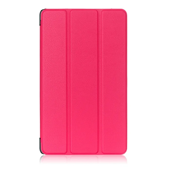 Чехол-книжка из искусственной кожи чехол для lenovo Tab4 Tab 4 7 Essential 7304X TB-7304I TB-7304X 7-ми дюймовых планшетов(Tab7 Эфирное)+ 2 шт. Экран пленка - Цвет: Rose