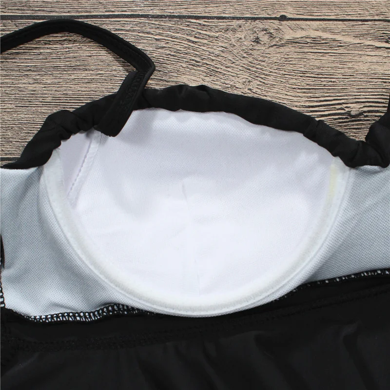 2018 New Bikinis Women Swimsuit High Waist Bathing Suit Ruffle Swimwear Push Up Bikini Set Vintage Beach Wear Biquini |