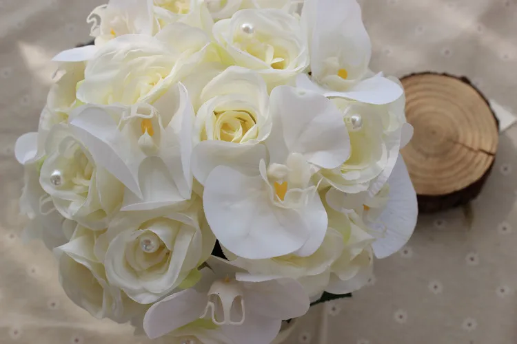 Свадебный букет невесты, Европейский свадебный студийный реквизит для свадебных фотографий, розовый белый букет