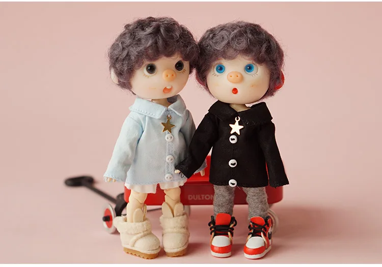 1 шт. милые куклы ob11 звезда рубашка Длинная Однотонная для 1/12 bjd аксессуары Одежда