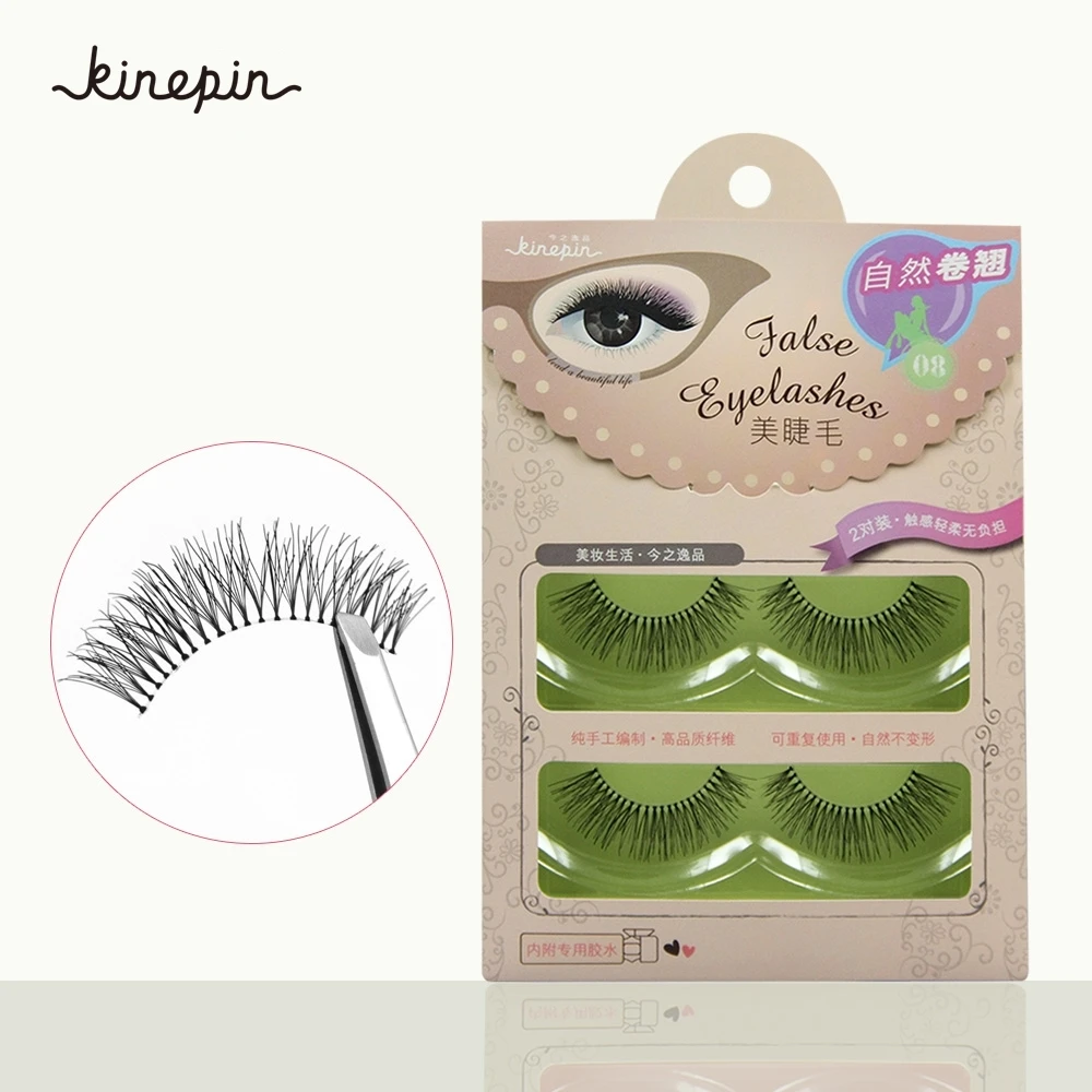 2 пары макияж многоразовые сверхнатуральные ресницы ручной работы накладные