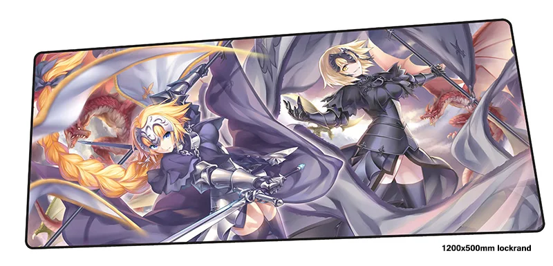 Fate Apocrypha коврик для мыши с изображением 1200x500 мм лучший игровой геймер