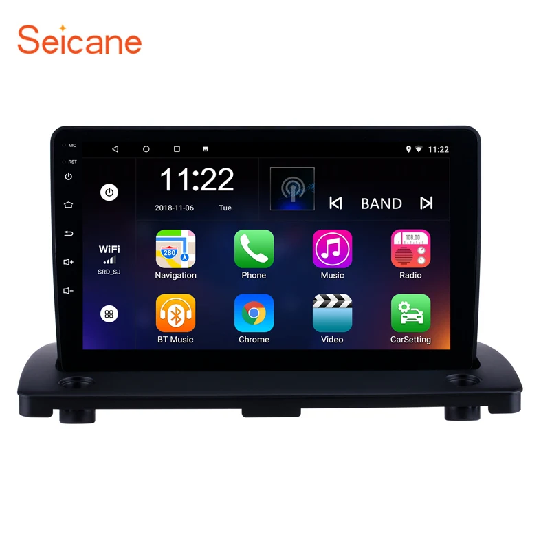 Seicane Автомобильный GPS Navi Android 8 1 9 &quotРадио мультимедийный плеер для 2004 2014 Volvo CX90
