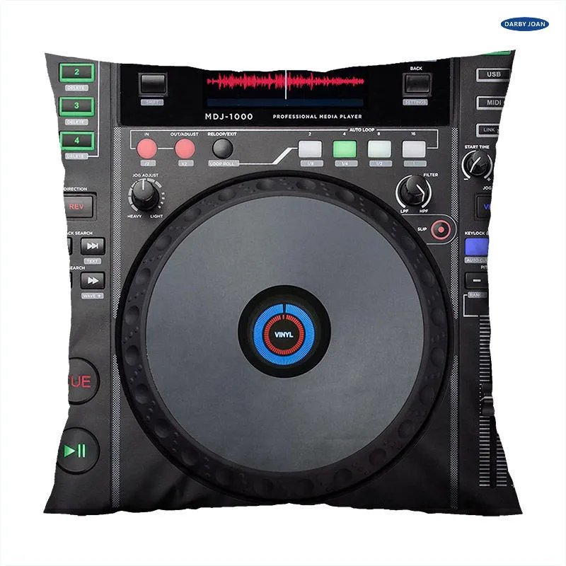 Наволочка для подушки NUMARK DJ с музыкальным управлением, Наволочка на молнии 1" 16" 1" 20" 24"