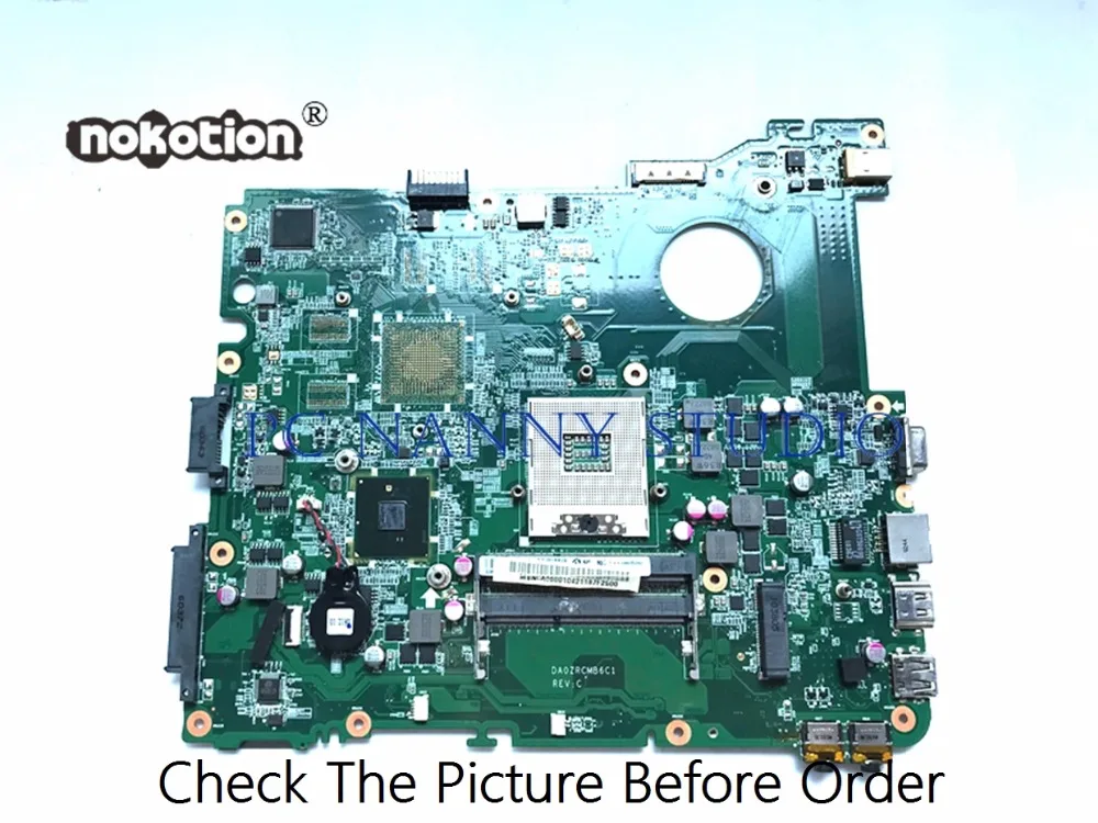 Материнская плата для ноутбука Acer eMachines E732 B.NCA06.001 MBNCA06001 DA0ZRCMB6C0 HM55 DDR3