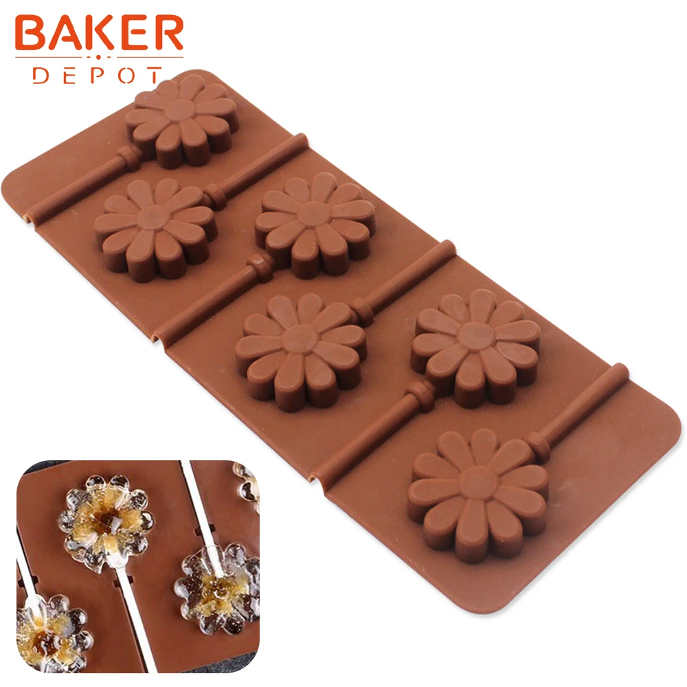 CDSM-073 BAKER DEPOT, силиконовая форма для леденцов, для конфет, шоколада, круглая форма для украшения торта, форма для медведя, леденцы, формы для выпечки - Цвет: CDSM-073