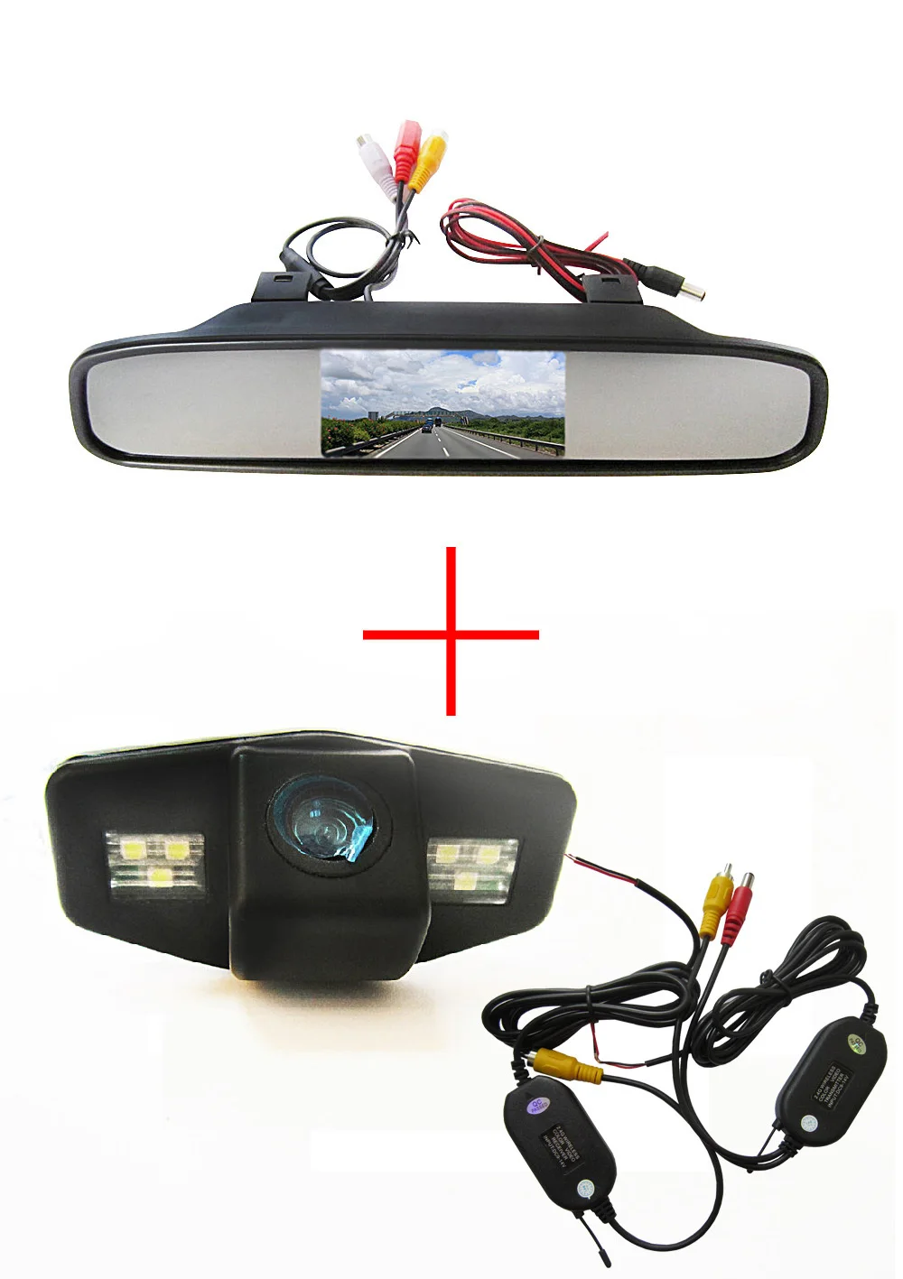 Цветная Автомобильная камера заднего вида беспроводная для Honda Accord пилотный