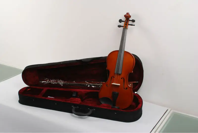 Quality 1/32-4/4 Veneer violin/ from 2 years old children to 100 years old man/gift/solid wood Fiddle +Case+Bow+Rosin+Bridge