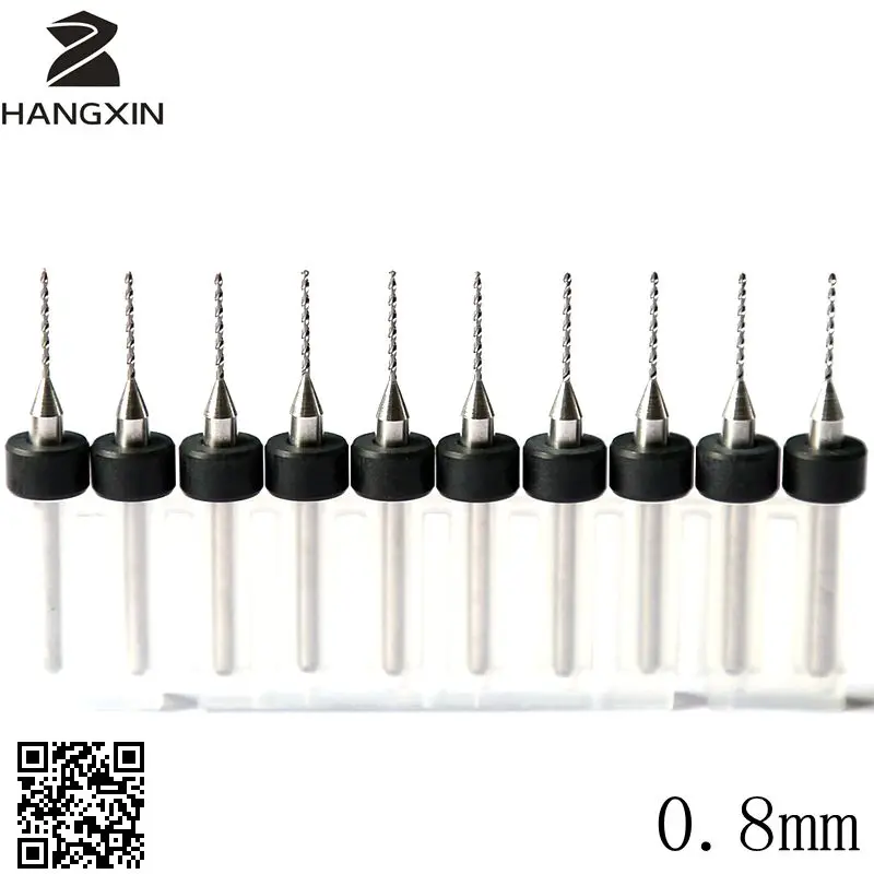 Инструменты 0 8 мм Печатная плата мини сверло с ЧПУ набор из 10 шт. инструменты для