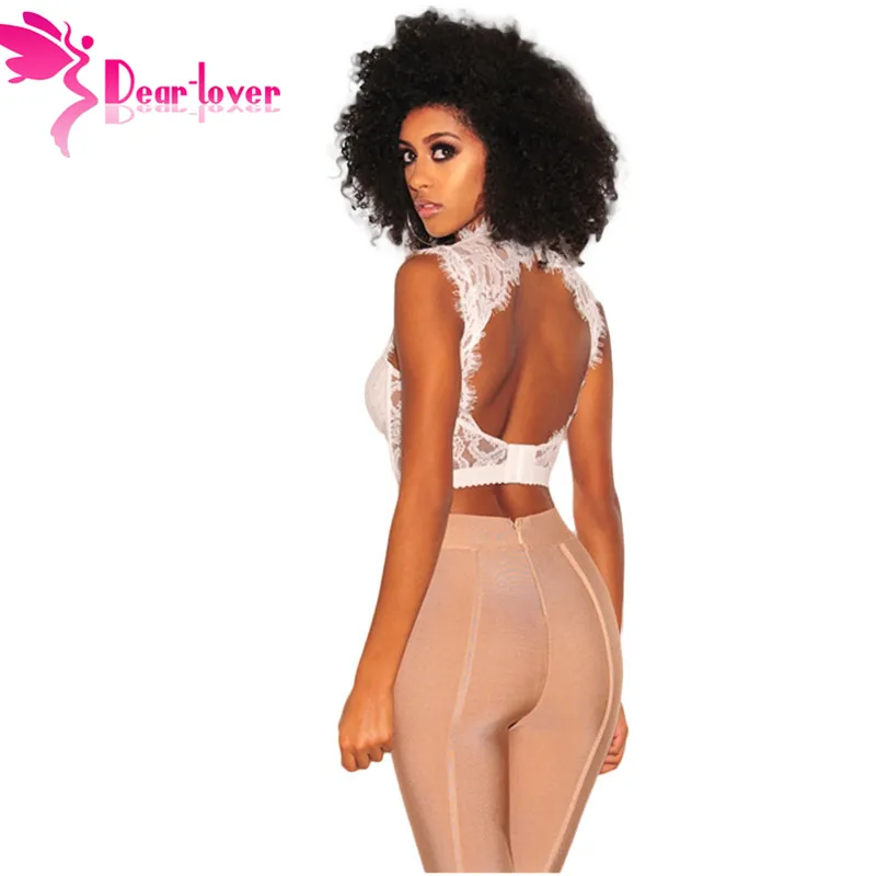 Dear Lover 2019 сексуальное черное бюстье на бретелях Цветочные кружевные кроп Топы