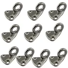 10 шт.лот 316 крючок для крыла лодки из нержавеющей стали, серебряная мини-подушка для морского парусника 27 мм x 27 мм, аксессуары для лодок