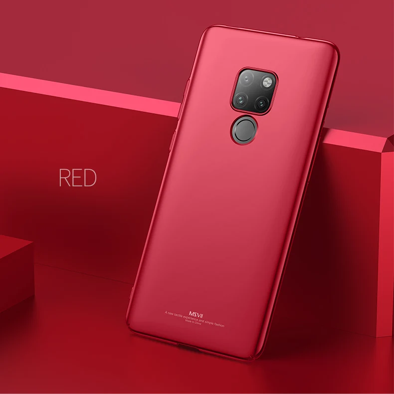 Чехол MSVII для huawei P20 lite тонкий матовый чехол из поликарбоната mate 20 X 20X honor 10 view P30 pro 7X