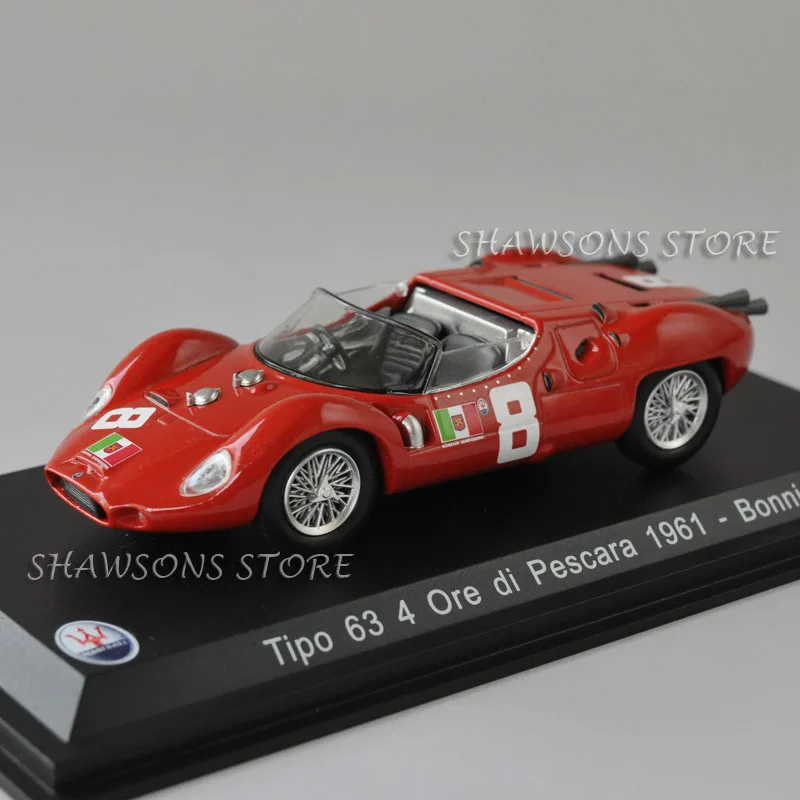LEO модели игрушек 1:43 винтажный гоночный автомобиль Maserati Tipo 63 4 Ore di Pescara реплики коллекции