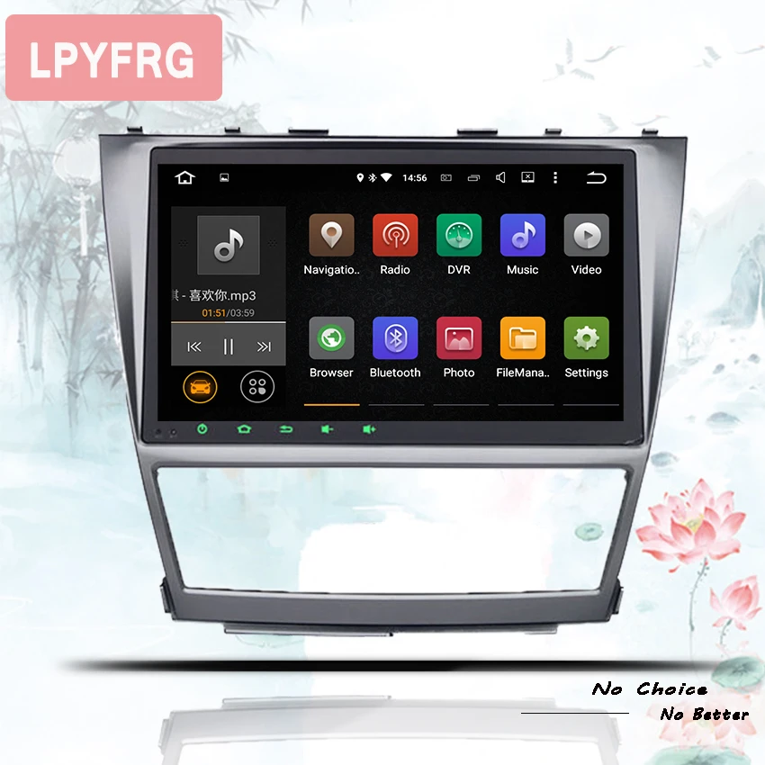 Автомобильный DVD плеер android 10 0 для Camry 2006 2007 2008 2009 2011 GPS навигация радио головное