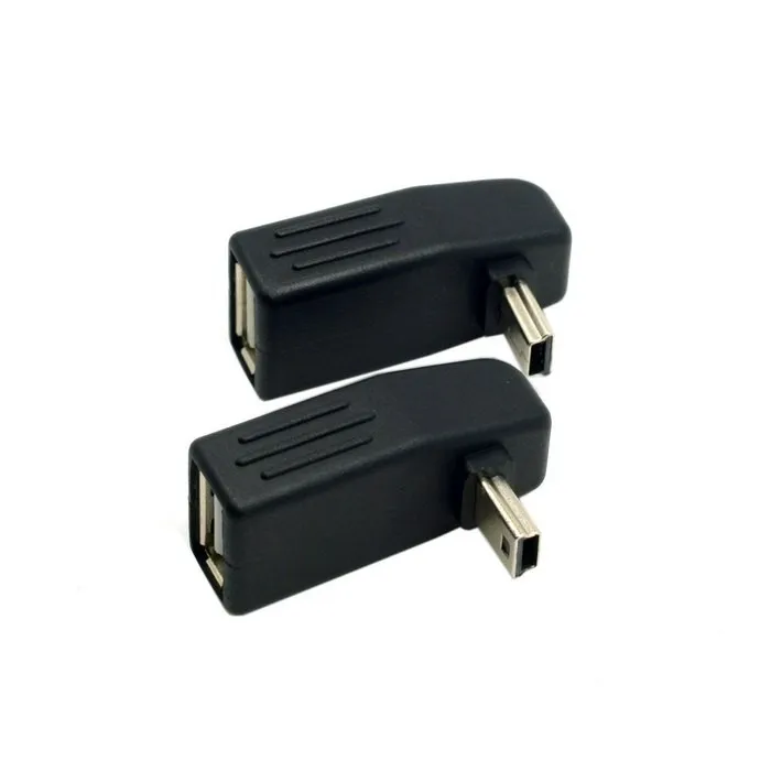 Переходник вверх и вниз под прямым углом Mini USB Тип B к разъему OTG для хоста