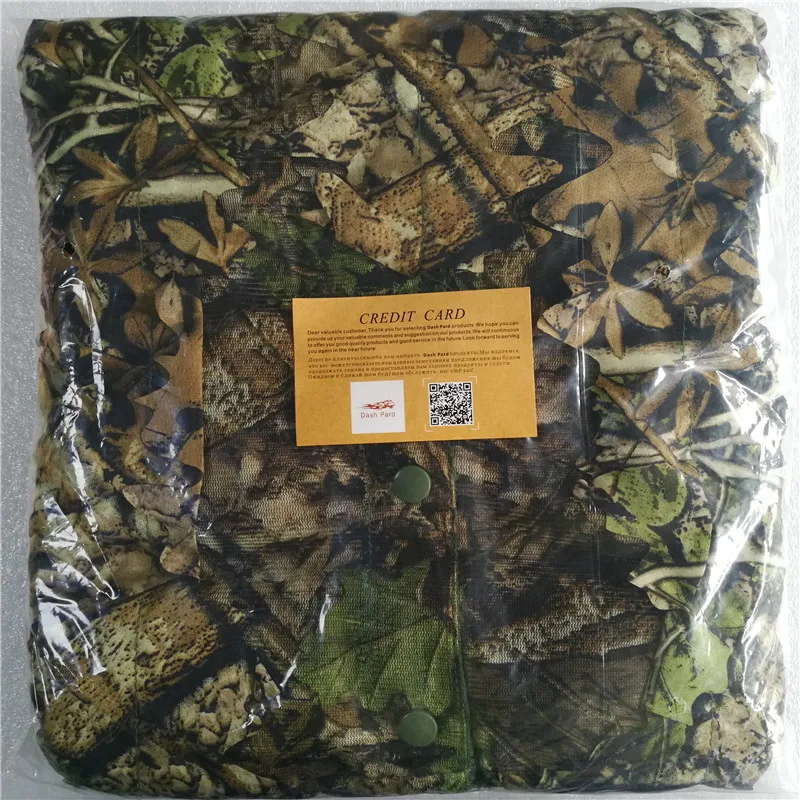 Leafy пончо джунглей Ghillie Костюмы для охоты Камуфляжный 3D Bionic Leaf Yowie сетка добавить 6