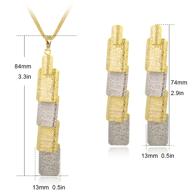 Ювелирные изделия Sunny Jewelry модные ювелирные 2021 длинные квадратные серьги