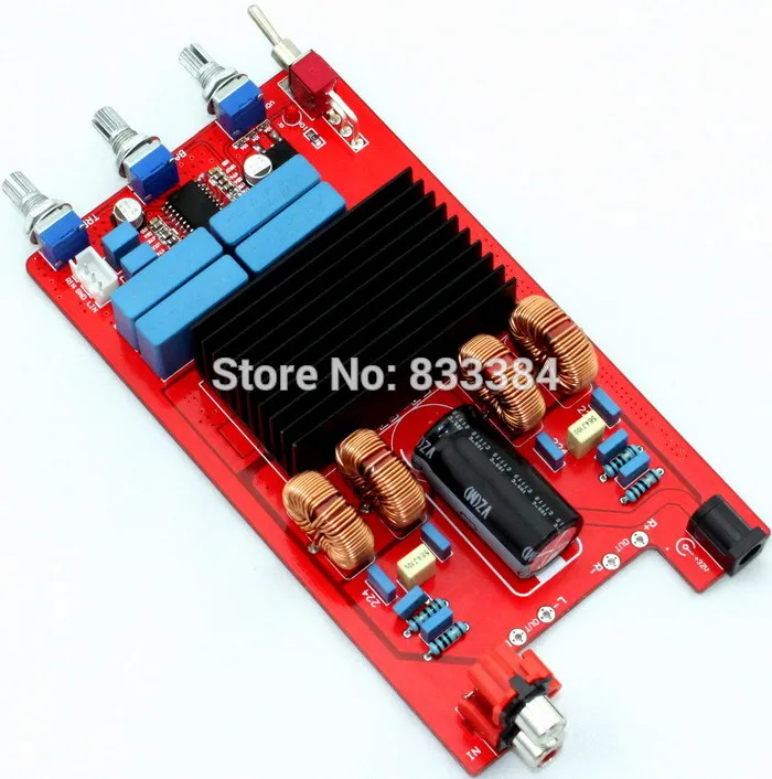 Горячая продажа TDA7498 + LM1036 Класс D аудио усилитель плата 100 Вт