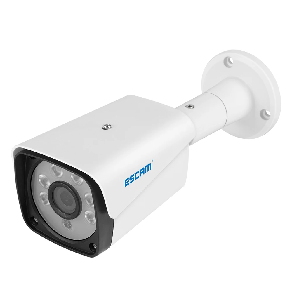 ESCAM QH002 HD 2MP IP камера ONVIF H.265 P2P наружная водонепроницаемая ИК-пуля с функцией умного анализа наблюдения.