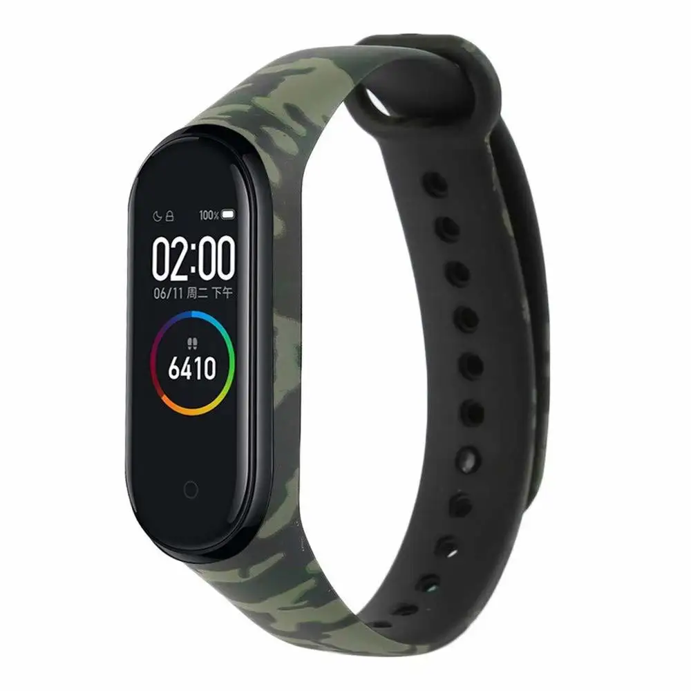 Силиконовый сменный ремешок для Xiaomi Mi Band 4 Miband аксессуары смарт часов|Ремешки