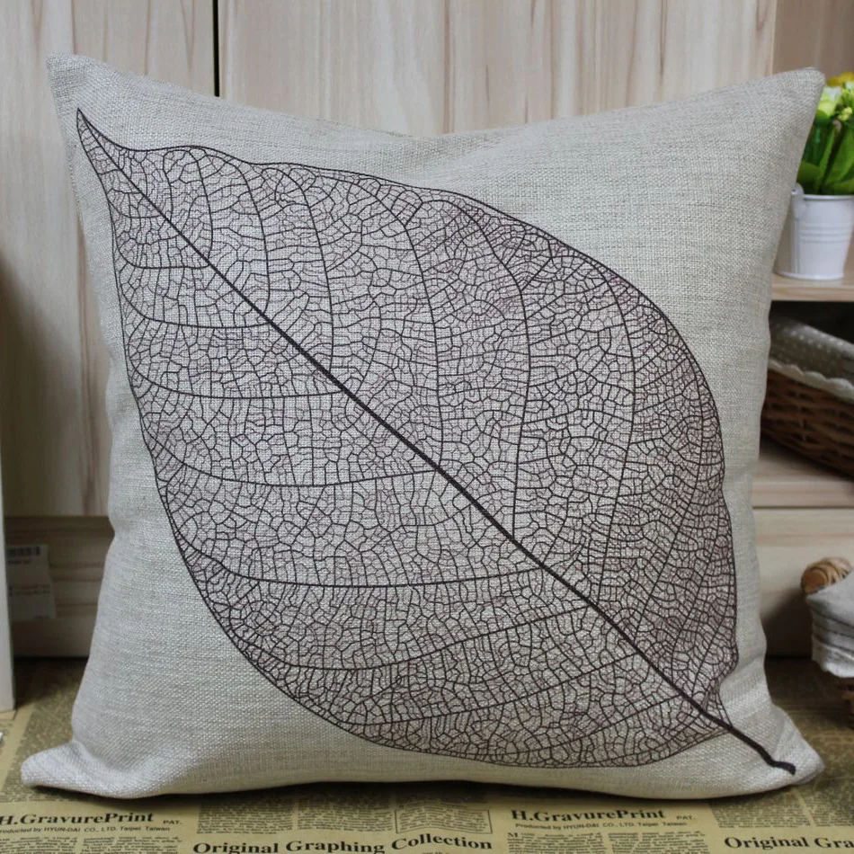 LINKWELL винтажная Большая жизнь как лист льняная наволочка простой домашний | Дом и