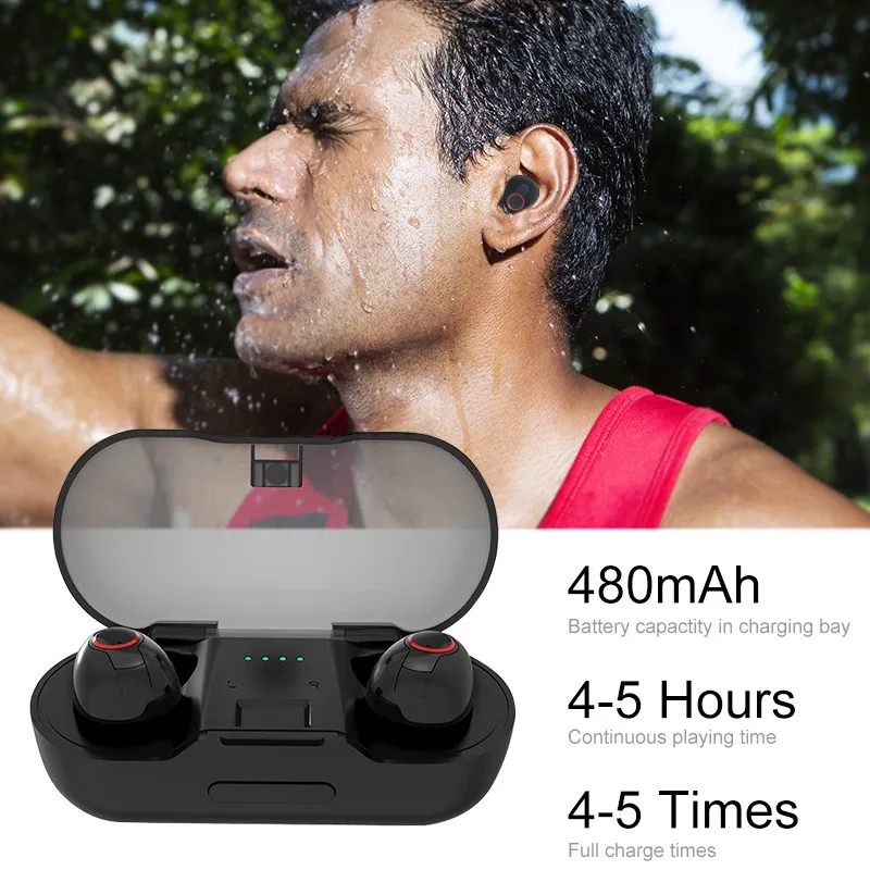 Наушники вкладыши TWS стерео Bluetooth гарнитура Супер во время разговора