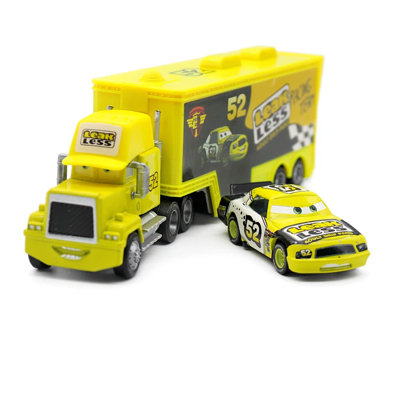 Pixar Тачки 2 шт./компл. № 52 марк грузовик и маленький автомобиль масштаб 1:55 литой