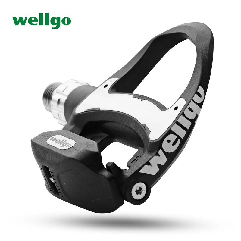 

Углеродная самоблокирующаяся педаль Wellgo R312, 249 г, ультралегкие педали для дорожного велосипеда с 3 подшипниками, две пары шипов