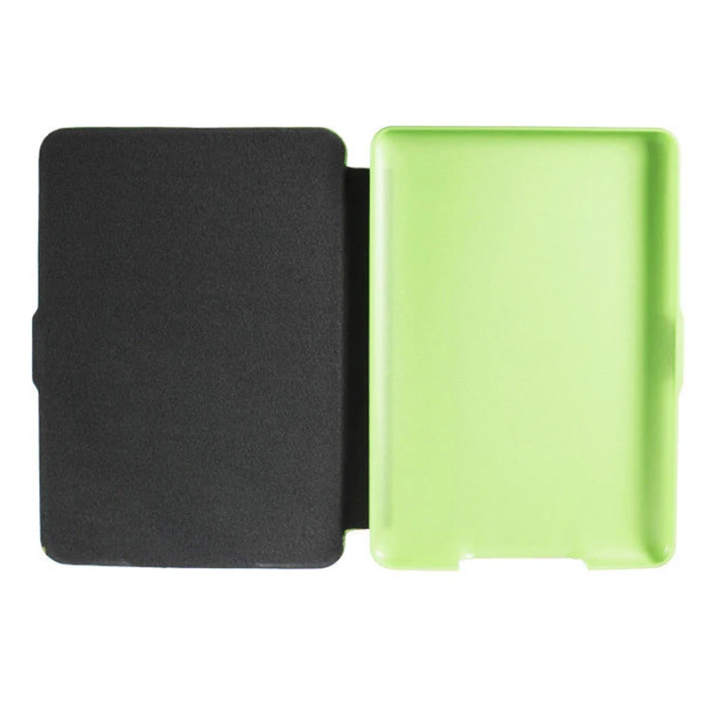 Magnetic PU Leather Cover Case slim for Amazon Kindle Paperwhite (Cross pattern Green) |
