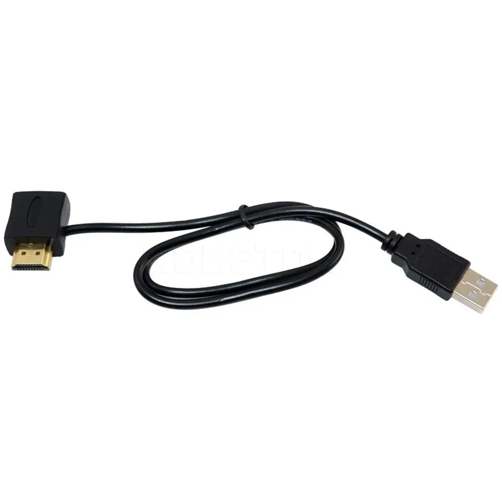 Kebidu 50 см USB 2 0 совместимому с HDMI адаптер Папа-мама расширитель Питание