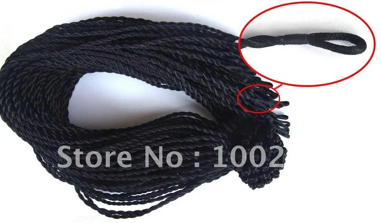 100 шт./лот 2 5 мм черный плетеный шелковый шнур сатиновый ожерелье 22 дюйма |
