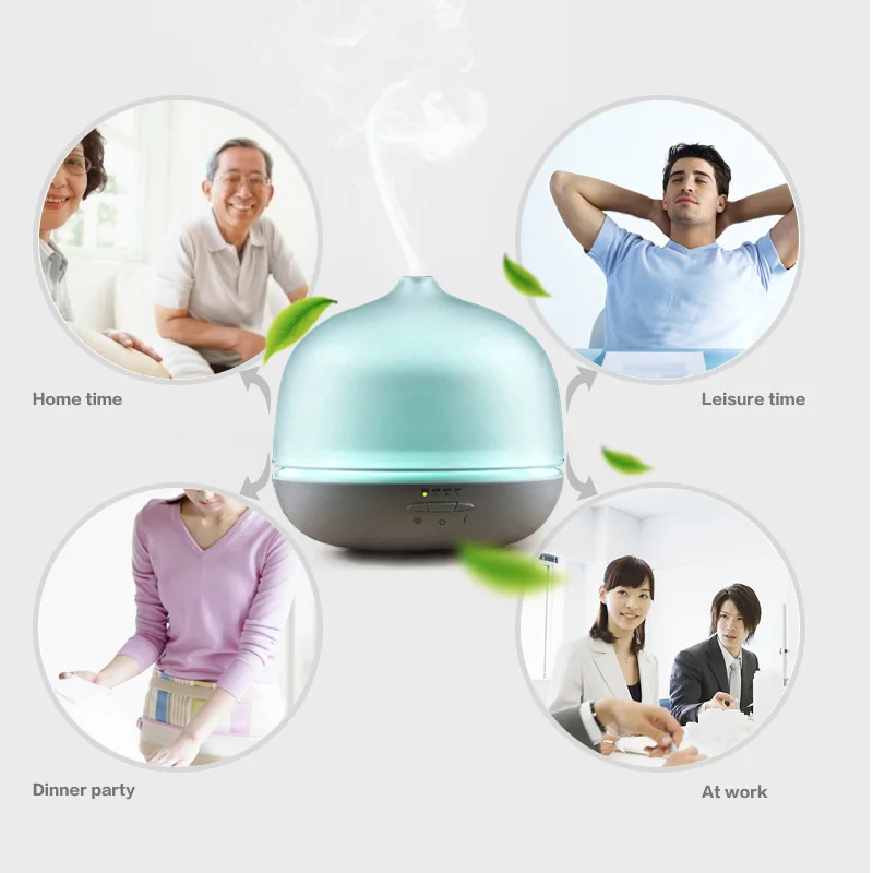 Ультразвуковой распылитель эфирных масел для ароматерапии 500 мл|air humidifier|diffuser