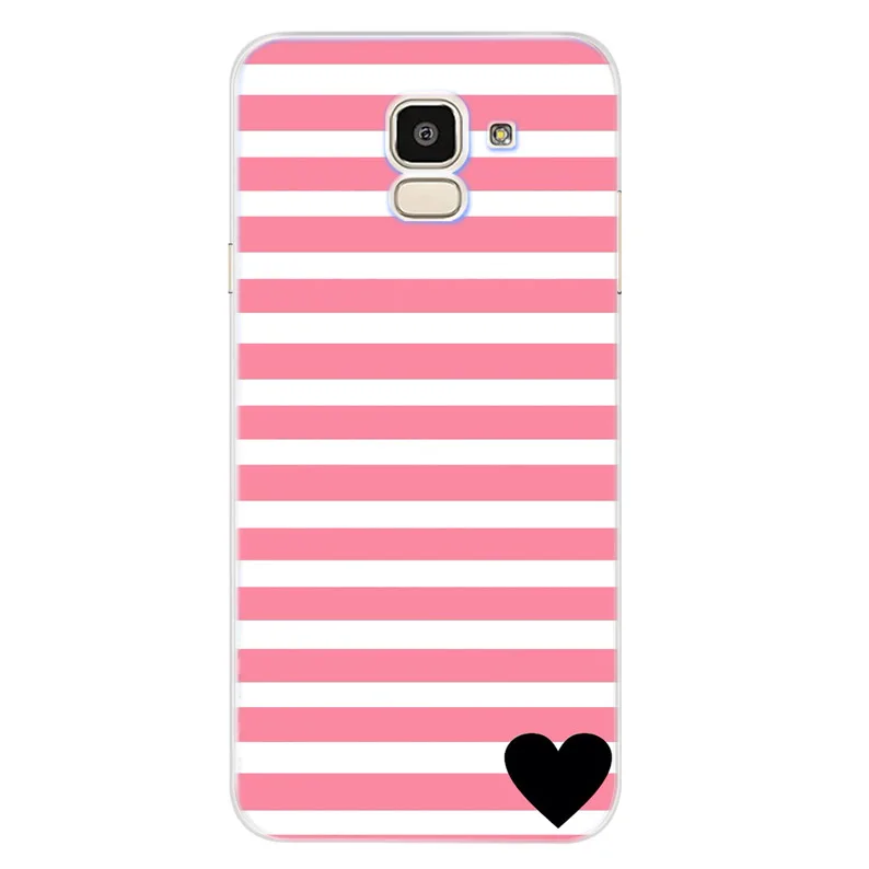 Case For Samsung Galaxy A30 A50 J1 J3 J4 J5 J6 J7 A3 A5 A7 A8 2016 2017 2018 Soft TPU Silicone Love Pink Cover Funda D083 |