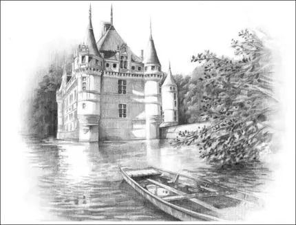 

Pencil sketch From the primer to the mastery: Scenery Series Zero base sketch landscape teaching materials