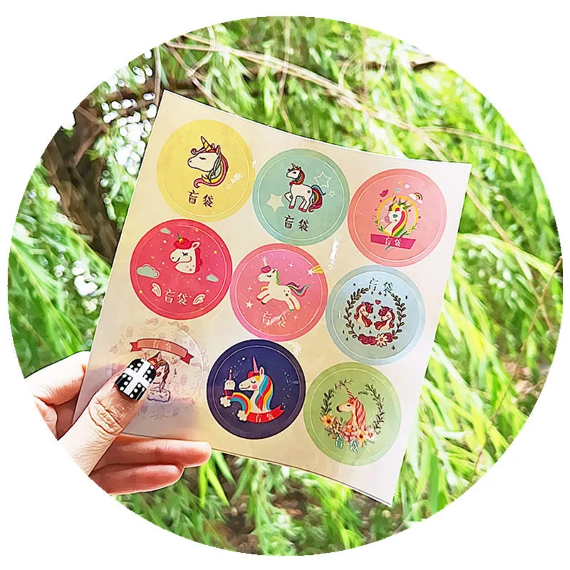 5 шт Kawaii Единорог наклейки милые канцелярские товары ручной работы Новинка