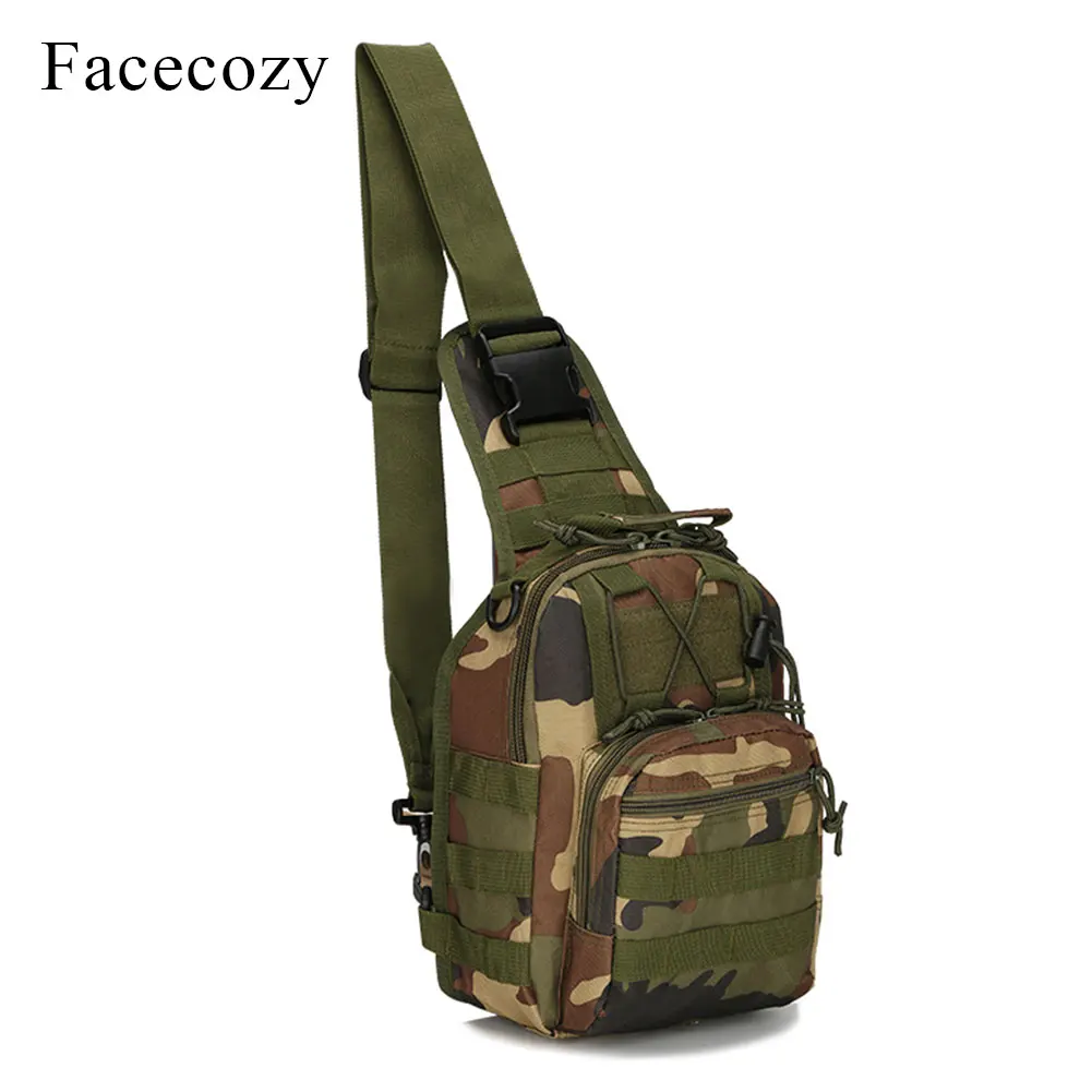Fecocozy 600D уличная военная сумка, походный альпинистский рюкзак на плечо, тактический походный охотничий рюкзак, камуфляжный спортивный рюкзак - Цвет: Jungle camouflage