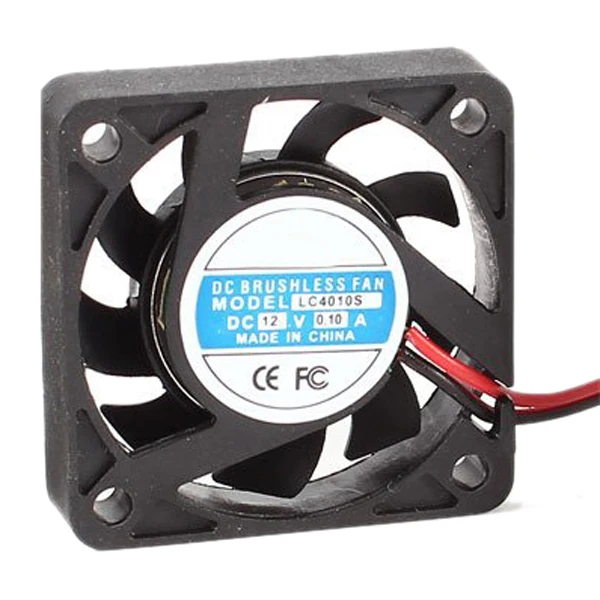 

3 Pcs 4cm 2 Pin DC Brushless 12VDC 0.10A CPU Cooler Cooling Fan