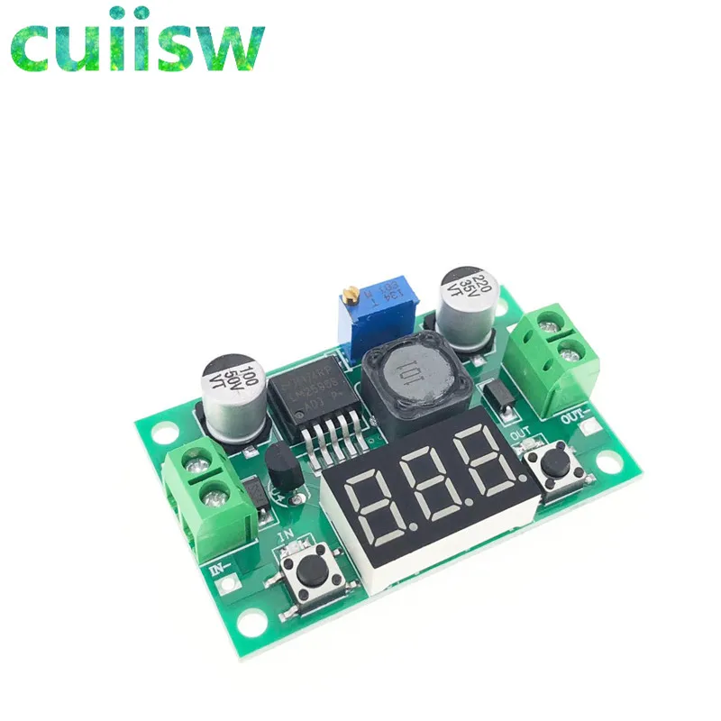 LM2596S DC LM2596 регулятор напряжения + светодиодный вольтметр понижающий модуль